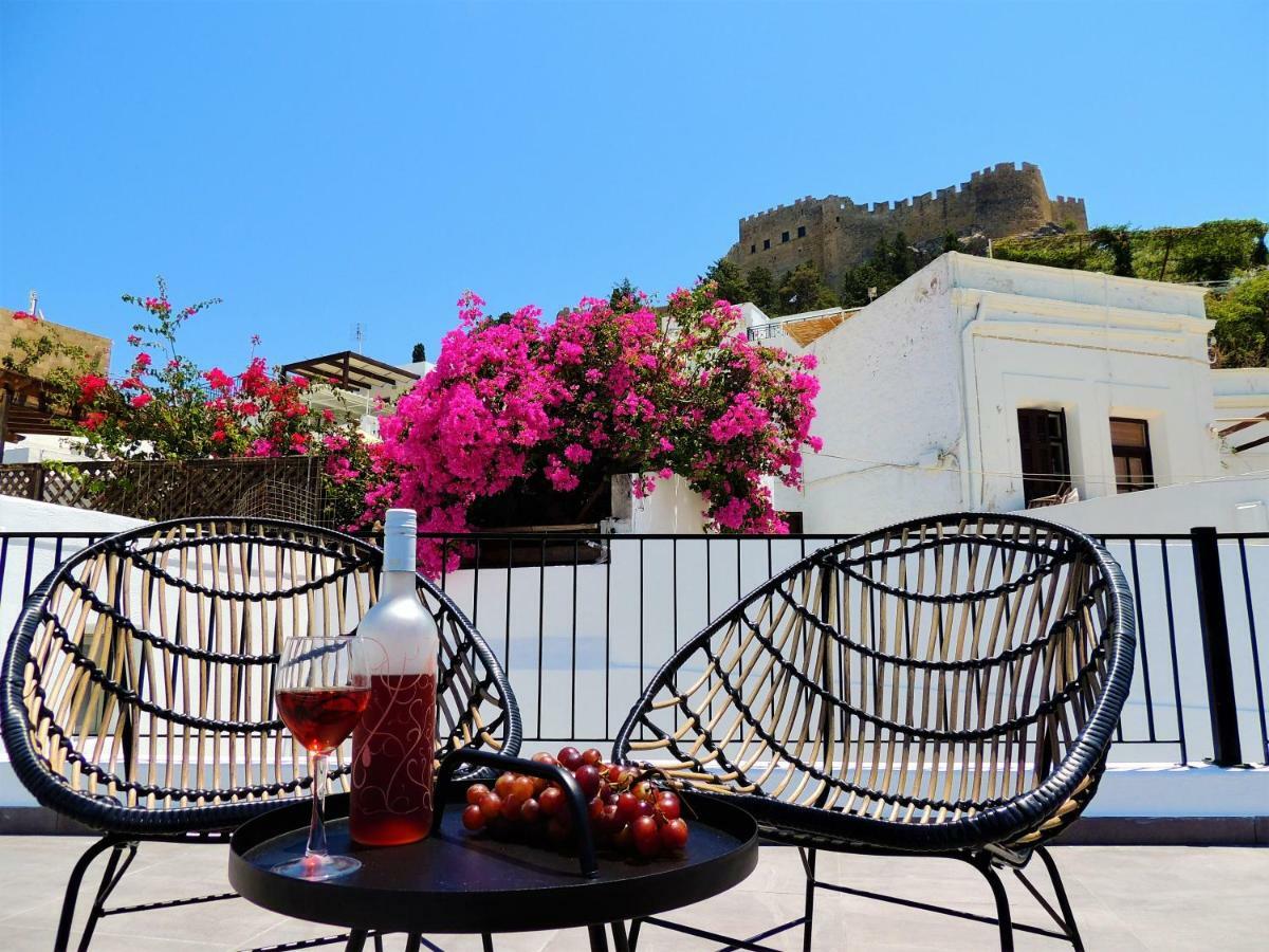 Lindos Aktaia Villa Eksteriør bilde